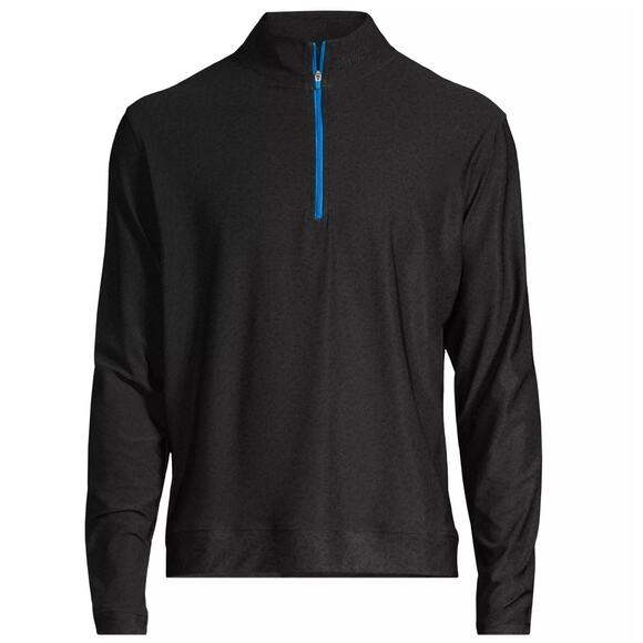 Swag Golf Stacked Skulls Performance Quarter-Zip Sweater in Black size Medium - Picture 1 of 8